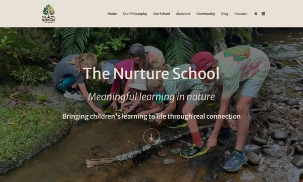 The Nurture School website